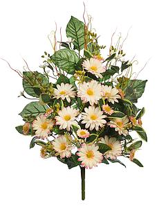 RAMO DE UNA CARA MARGARITAS X 17 50CM