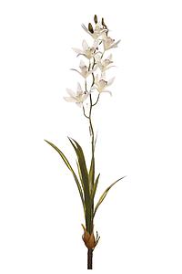 VARA DE ORQUIDEA DENDROBIUM CON HOJAS ARTIFICIAL 72CM