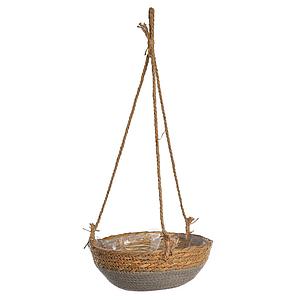 CESTA CUENCO YUTE COLGANTE ø 20CM