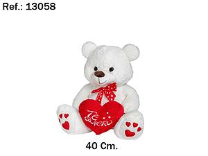 OSITO TE QUIERO CORAZON 40CM