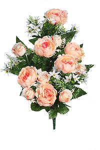 RAMO PEONIAS DE UNA CARA 60CM