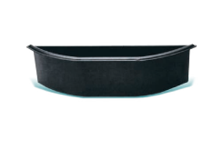 JARDINERA BAJO NEGRO 29,5CM X 5,5CM X 8,5CM 