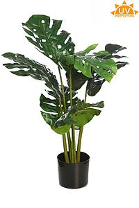 PLANTA MONSTERA ARTIFICIAL EN MACETA 78CM