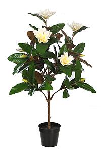 MAGNOLIO ARTIFICIAL CON MACETA 90CM