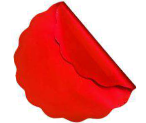 BLONDA 50PCS METALIZADA ROJO ø 74CM